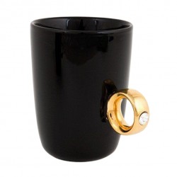 Hrnček GADGET MASTER Ring Mug BlackGold
